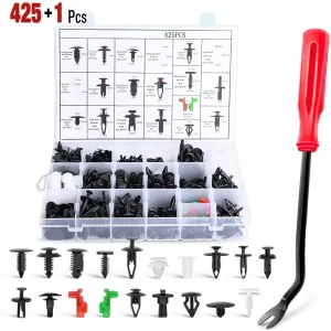 425 Pcs Bumper Retainer Clips Car Push Retainer Kit