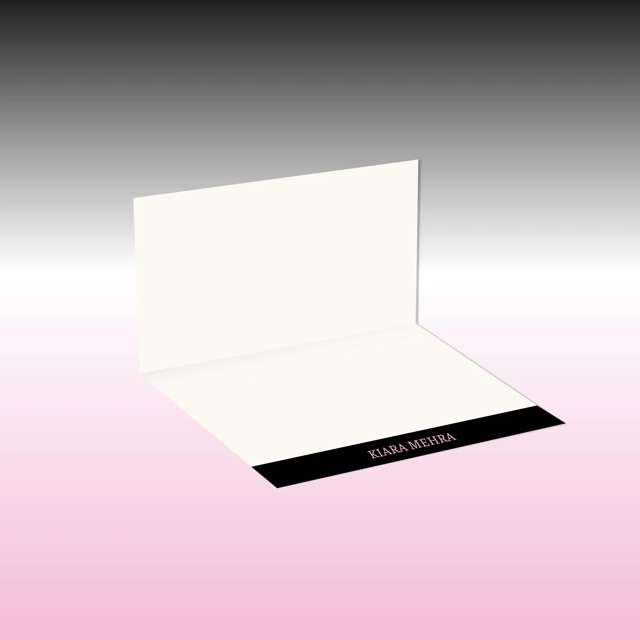 Personalised Black & White Stationery Gift Set - Set of 24 or 48