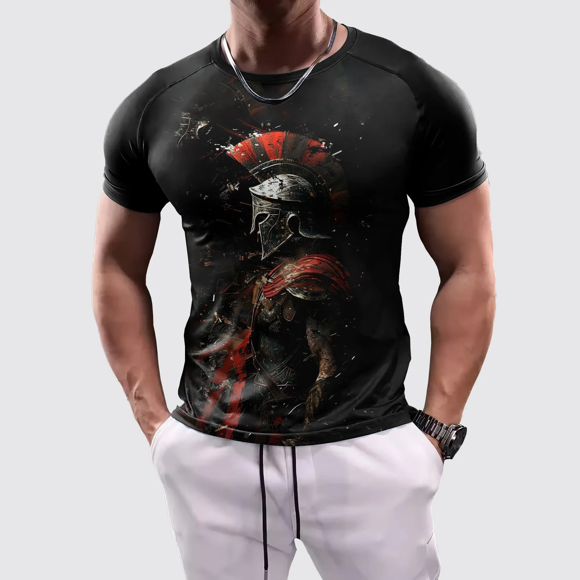 Warrior 3D Tight-Fitting Tee- AA05924