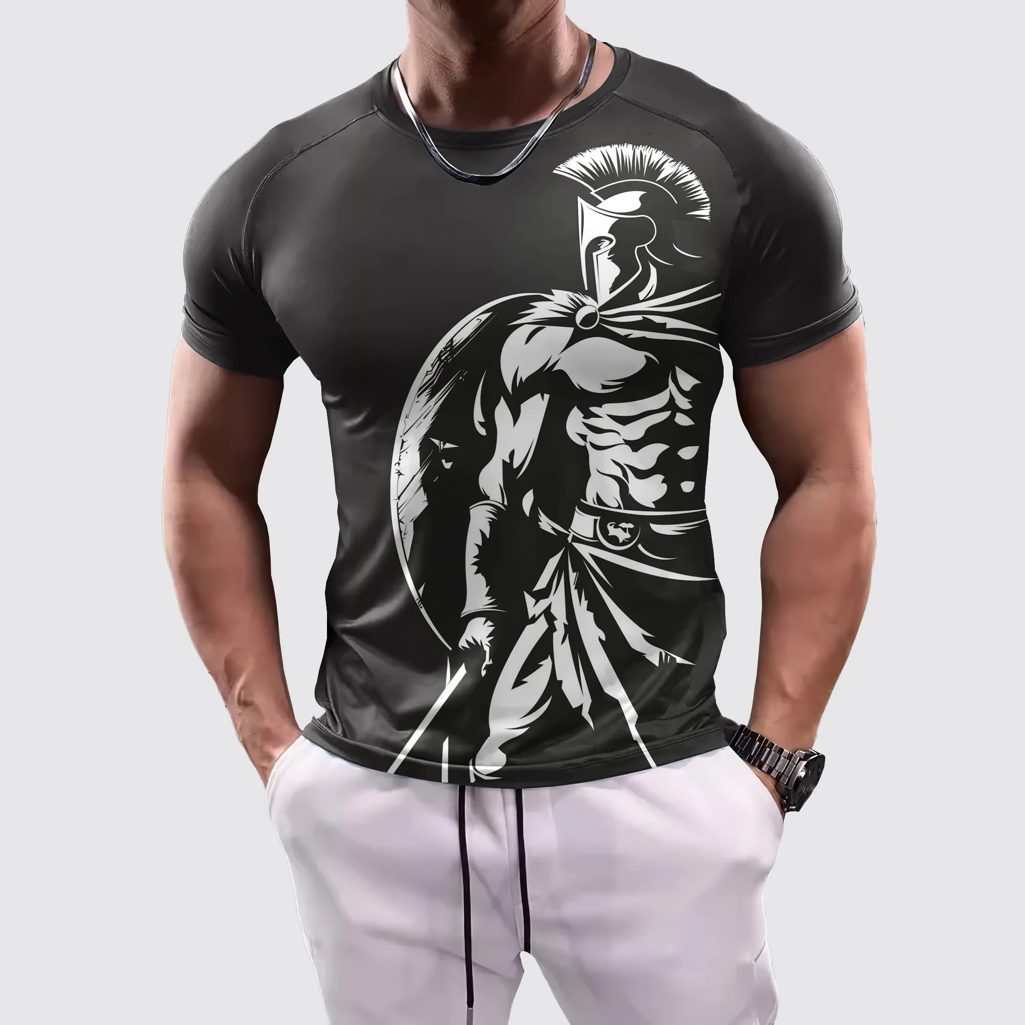 Warrior 3D Tight-Fitting Tee- AA05972