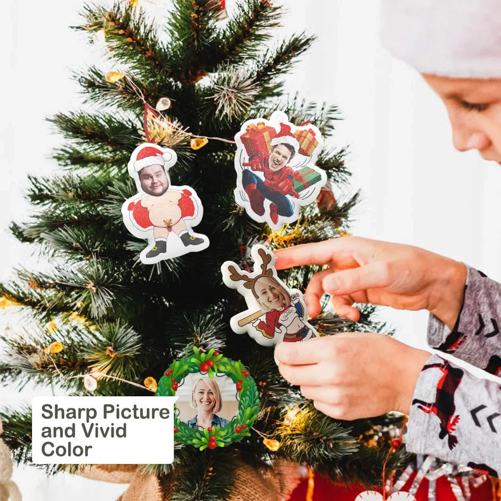 Xmas Suprise Gifts Christmas MiniMe Hanging Decorations Blind Box Custom Face Christmas Hanging Ornaments