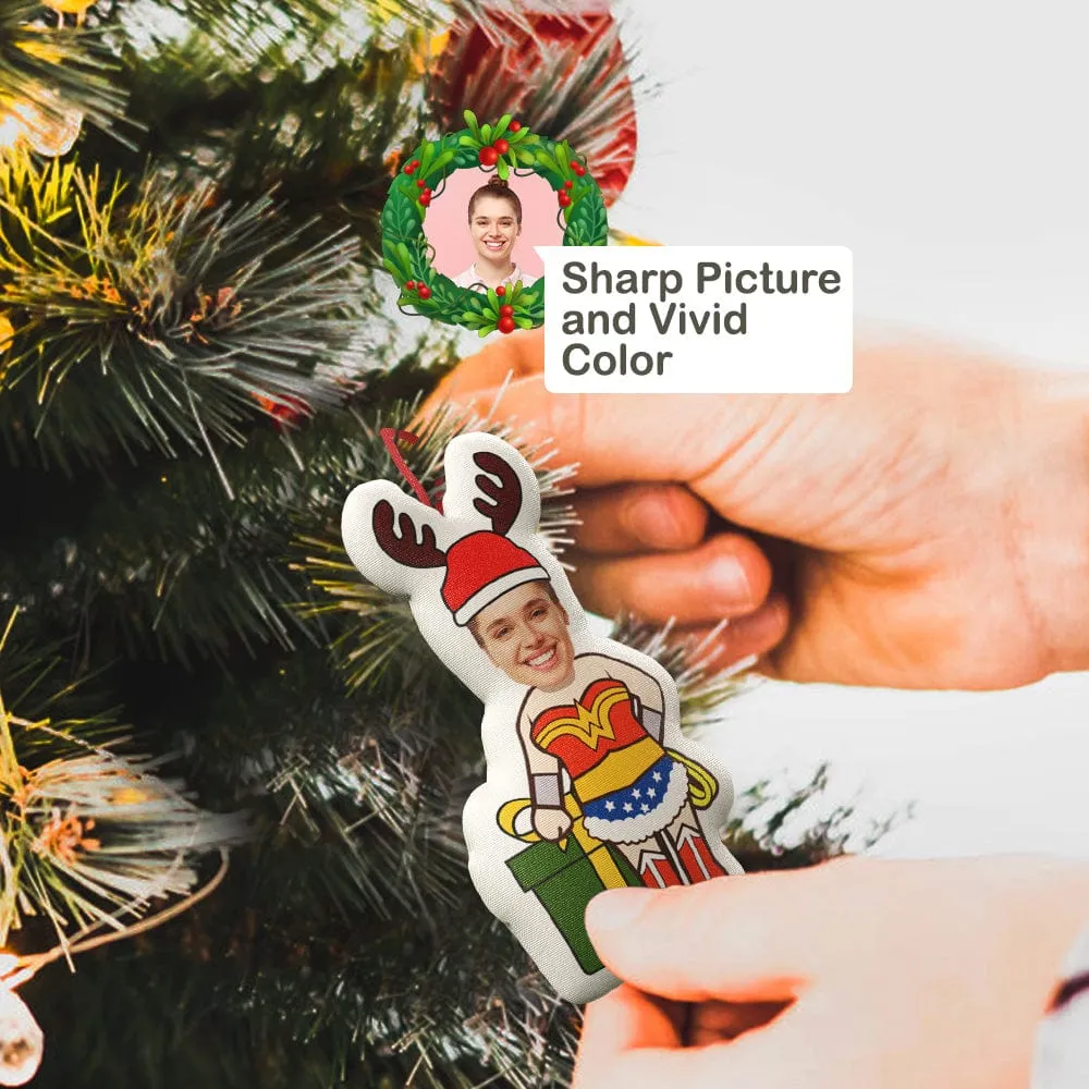 Xmas Suprise Gifts Christmas MiniMe Hanging Decorations Blind Box Custom Face Christmas Hanging Ornaments